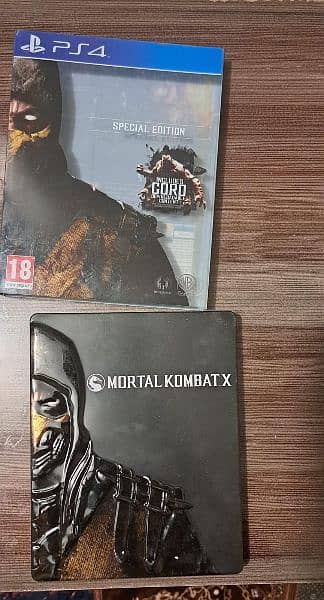 mortal Kombat 11 steel book mk11 mkx ps4 4
