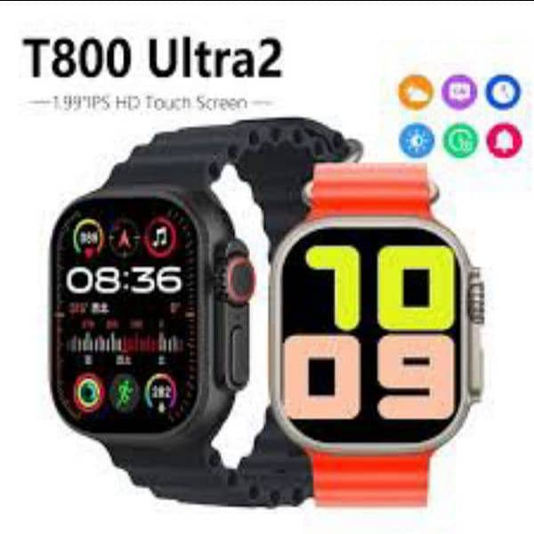 T800 Ultra 2, Smart Watch Full Touch 49mm Display 2