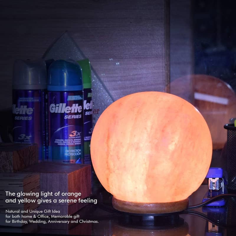 Radiant Globe Salt Lamp | Himaliyan Pink Salt Lamp 3