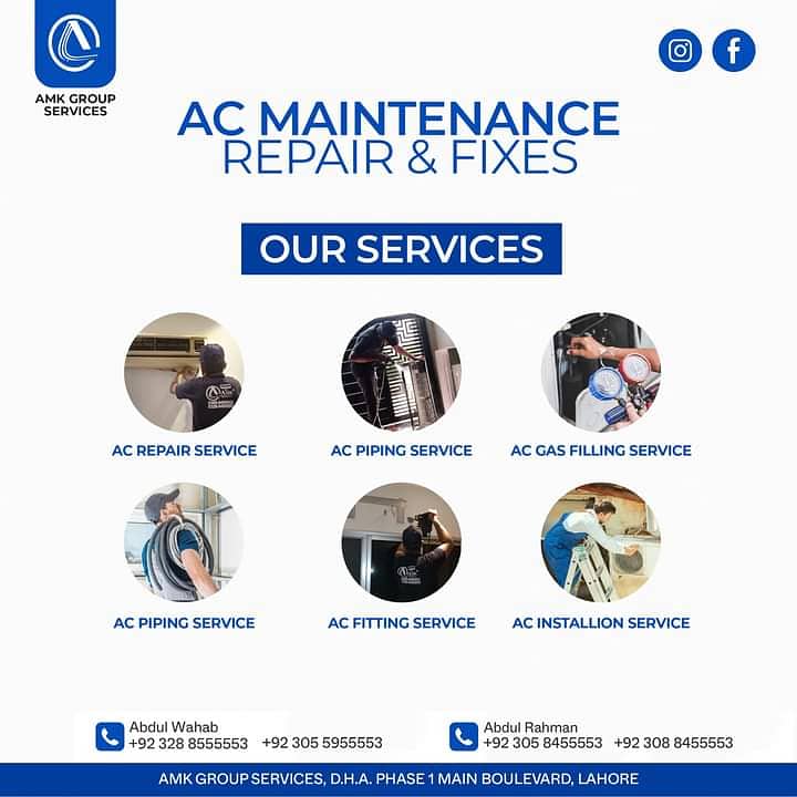 Ac Master Service on in 1800 & Gas Charge | Ac Maintenance/AC Repair 5