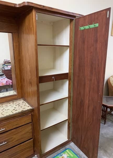 New wardrobe with dressing and book shelves with locker drawers 2