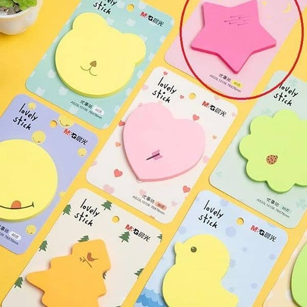 NEON COLOUR STICKY NOTES FOR KIDS 0