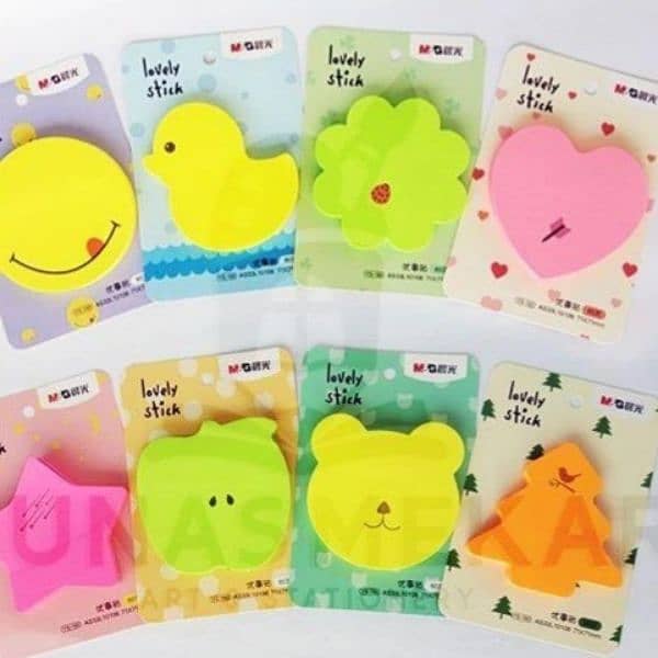 NEON COLOUR STICKY NOTES FOR KIDS 1