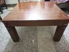 wooden table