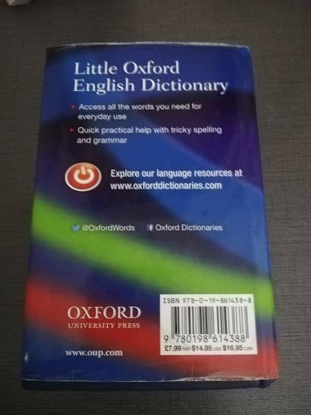 Little Oxford English Dictionary (NEW) See description ↓ 2