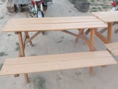 Outdoor dining tables,Bench for restaurant,Hotels etc, multi purpose 0