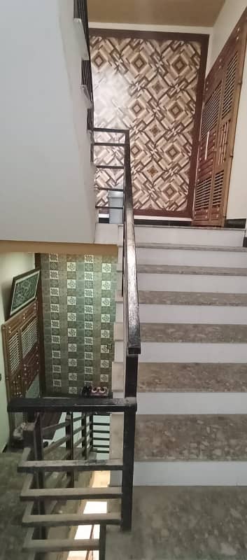 In North Nazimabad Block i 2nd Floor Portion Like a New Condition and well Maintained 3 Bed Rooms Drawing Dinning 16