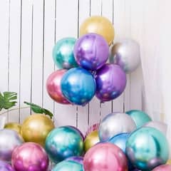 high quality metallic shiny balloons pack of 50 for decoration
