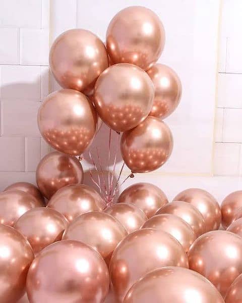 high quality metallic shiny balloons pack of 50 for decoration 4