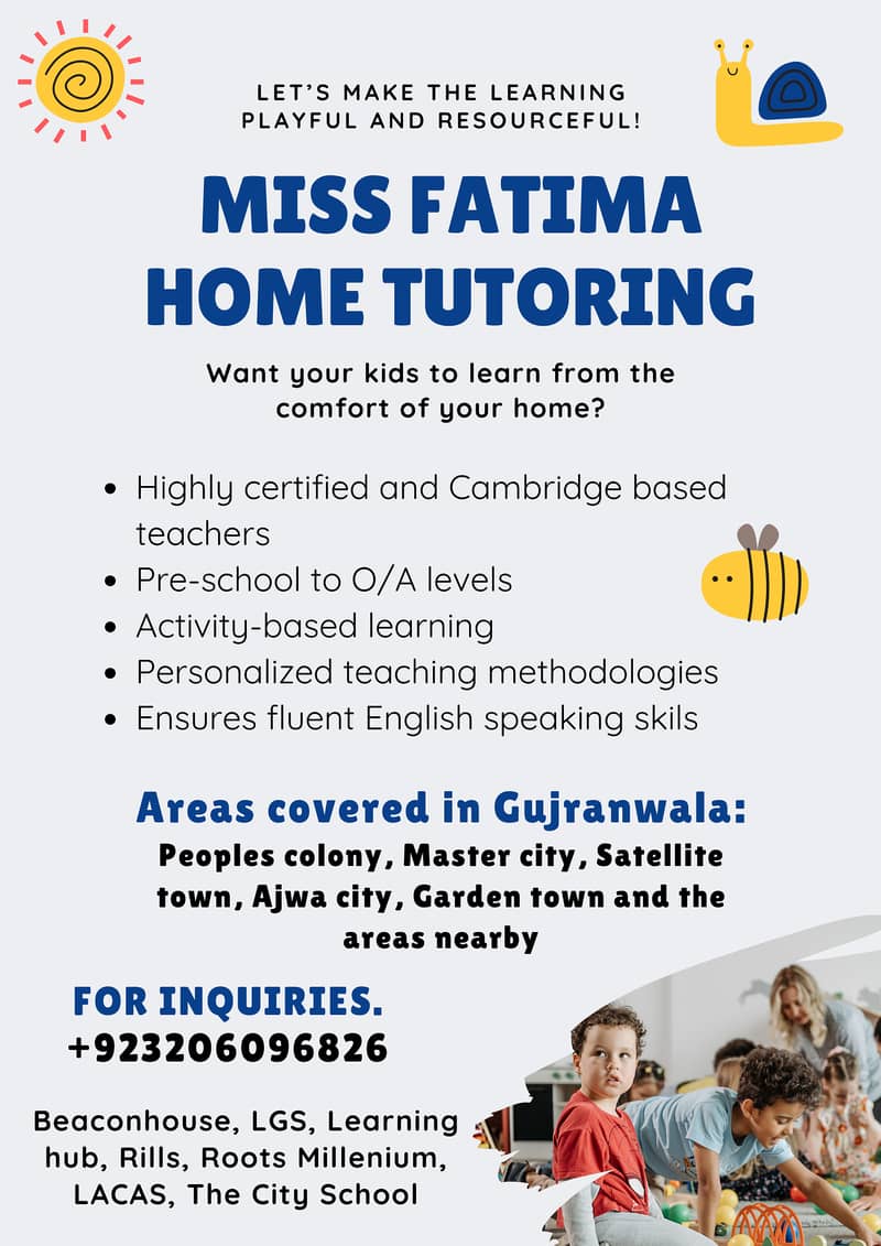 Best home based Cambridge tutor 1