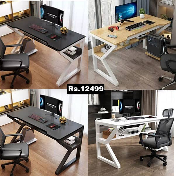 Modern Desktop Computer Desk Gaming PC Laptop Desk Work Office Table 15