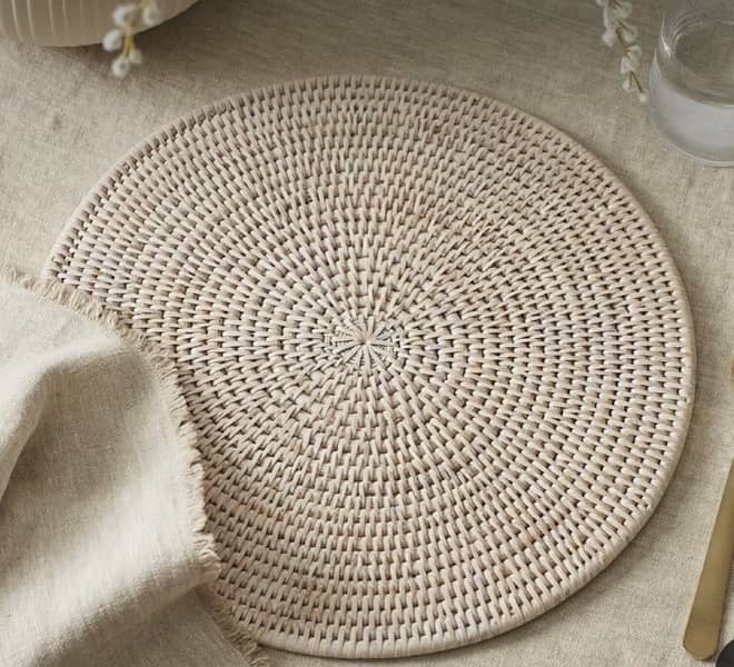 wicker placemats 1