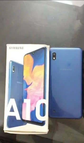 contact/03102754084 Samsung A10 2:32 10/10 condition box and charger 1