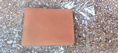 hand made leather wallet