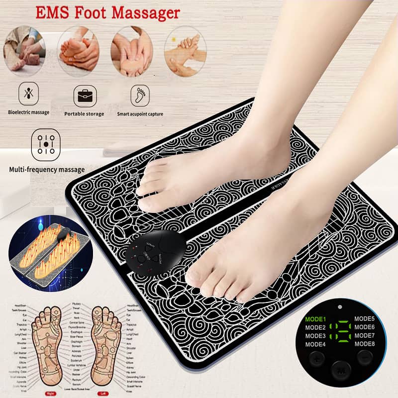 10 pieces EMS Foot Massager Mat 0