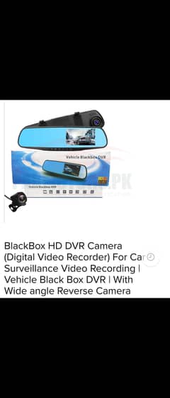 HD DVR CAMERA WITH FRONT MIRROR