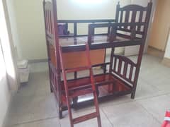 Bunk bed | Kid wooden bunker bed | Baby bed |Double bed |pure Wood bed 0