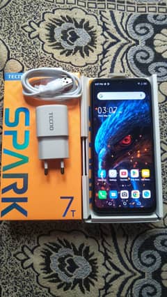 Tecno Spark 7T with Complete Accessories