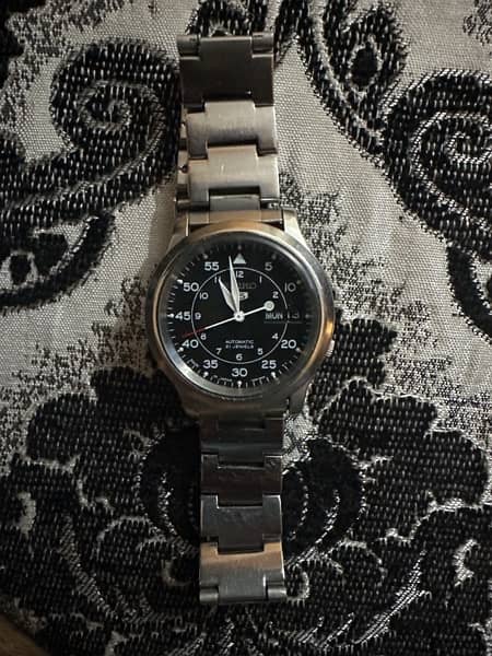 Seiko Men's 5 Automatic Stainless Steel Watch SNK809K1 1