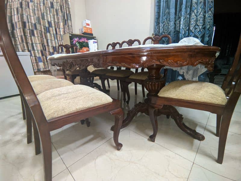 sofa and dining table with 8 chairs 3