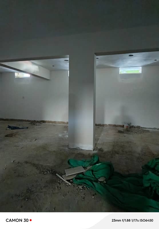 Shop with basement available for rent In North nazimabad block J corner project 5