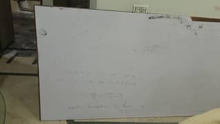 White board chipboard with formica Excellent condition