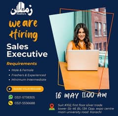 Sales Executive Job in Karachi