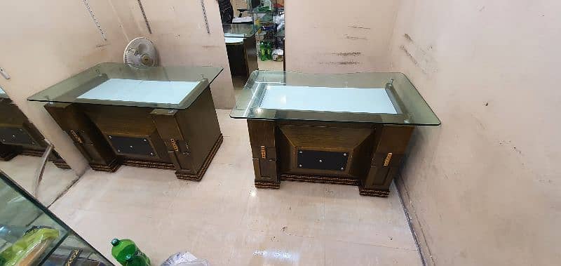 2 office tables size ( 48 inch length × 30 ) × 30 height 2