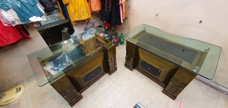 2 office tables size ( 48 inch length × 30 ) × 30 height 14