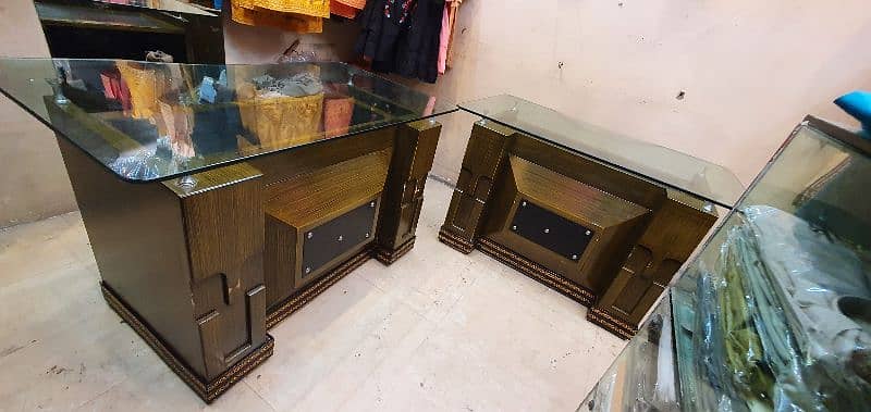2 office tables size ( 48 inch length × 30 ) × 30 height 15
