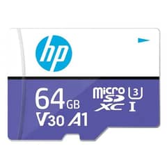 micro SD card HP original 100% 64 gb Whatsapp no 03030282311 contact