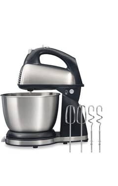 Bear 2 in 1 Classic Stand & Hand Mixer 5-Speed QuickBurst with 3L Bowl