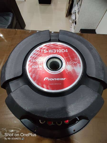 Original Pioneer 310 D4 Car Woofer 2