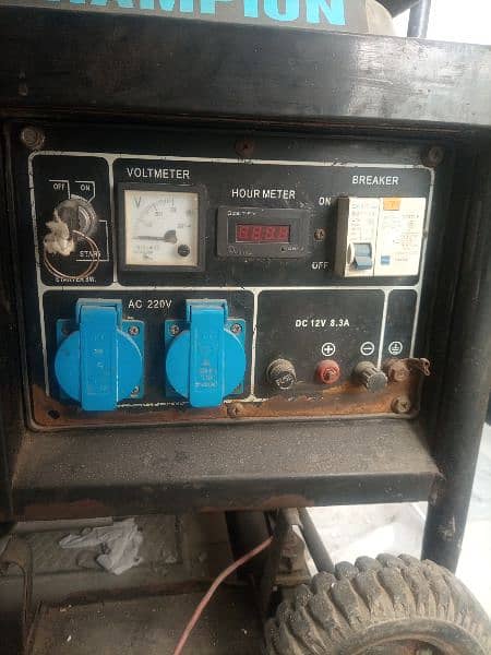 good in working conditions 2.5 KVA generator both on Gas and petrol 5