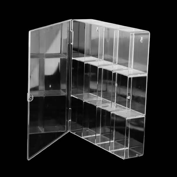 cosmetics makeup beauty parlour rack shelfs stands 3