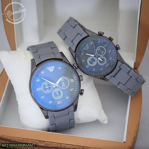 couples formal analogue watche with free delivery 2