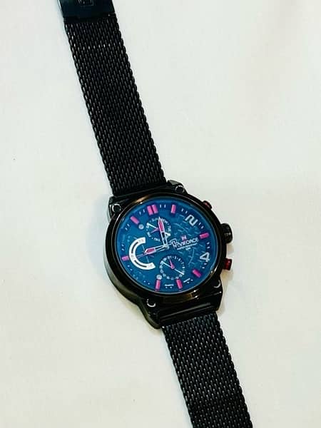 Red & black original naviforce watch multi function watch 1