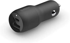 Belkin 37watt Dual Car Charger Super Fast supported