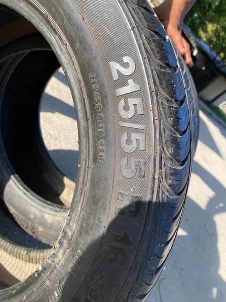 General Tyre(Bg Luxo Plus) 215/55 R16 In New Condition 1
