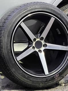 vossen star rim 17 inch with tyre