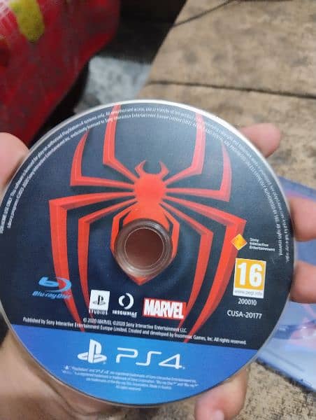 Spiderman Miles Morales PS4 Disk 2