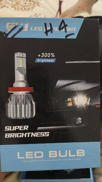 High quality head Light Led 300 watt pair Yamaha Suzuki Alto Mehran H4 3