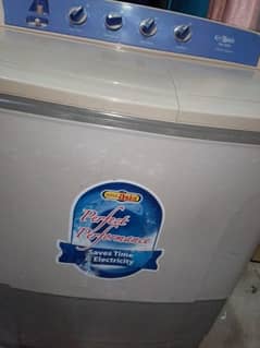 Super Asia washing machine twin tub model number SA-242 clean wash