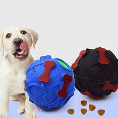 Dog Treat Food Dispenser Ball Chew