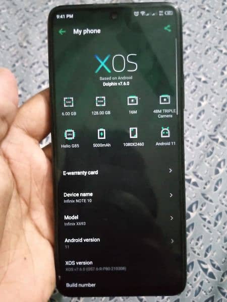 Infinix note 10 || 6/128 || 10/9 condition 2