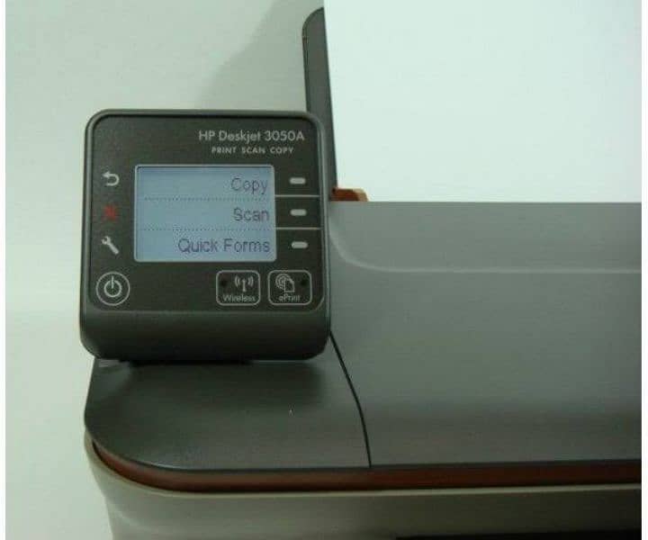 Hp Disjet 3050 Wi-Fi color black print all in one printer 4