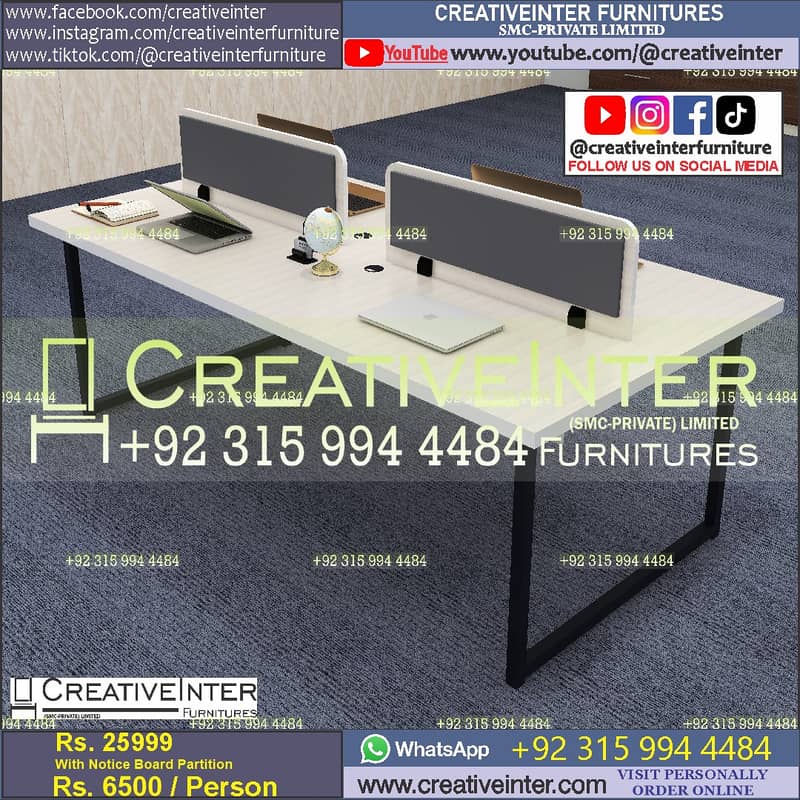 Office Workstation Meeting Conferece Table Chair Staff Furniture CEO 6