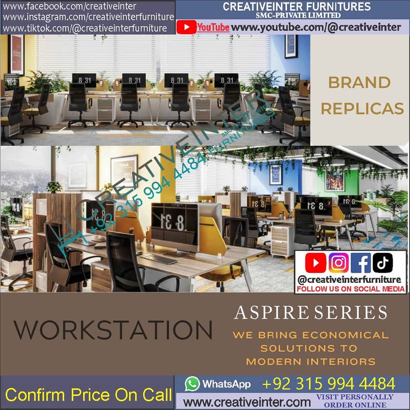 Office Workstation Meeting Conferece Table Chair Staff Furniture CEO 17