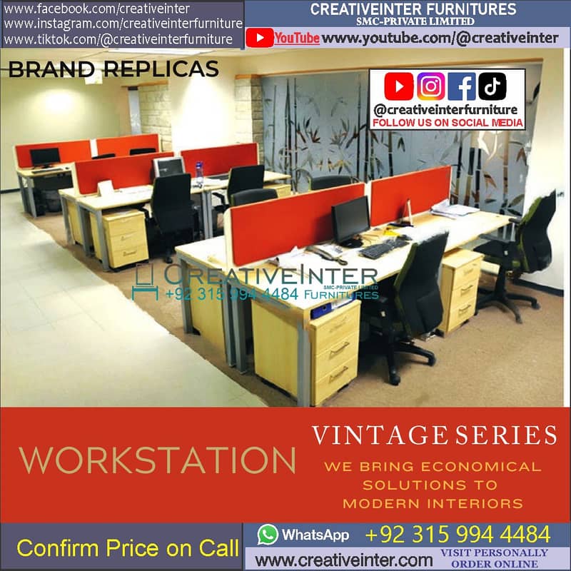 Office Workstation Meeting Conferece Table Chair Staff Furniture CEO 18