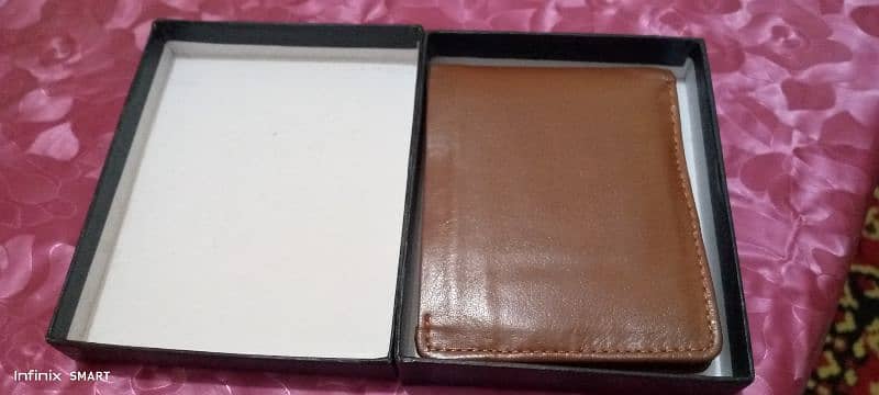 Leather Wallet Brown 1